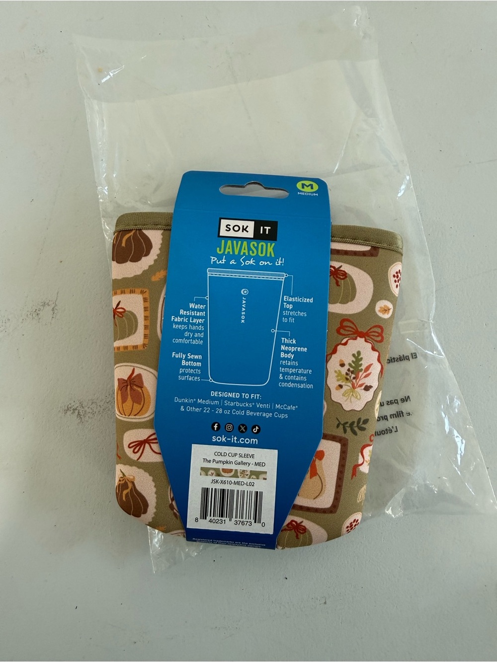 Sok It JavaSok Iced Coffee & Cold Soda Insulated - Picture 2 of 4